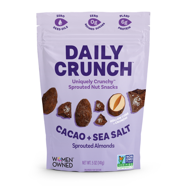 Cacao + Sea Salt Dusted Sprouted Almonds