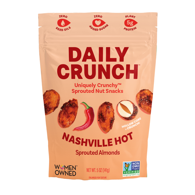 Nashville Hot Sprouted Almonds, 1.5 oz