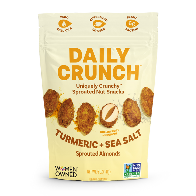 Turmeric + Sea Salt Sprouted Almonds