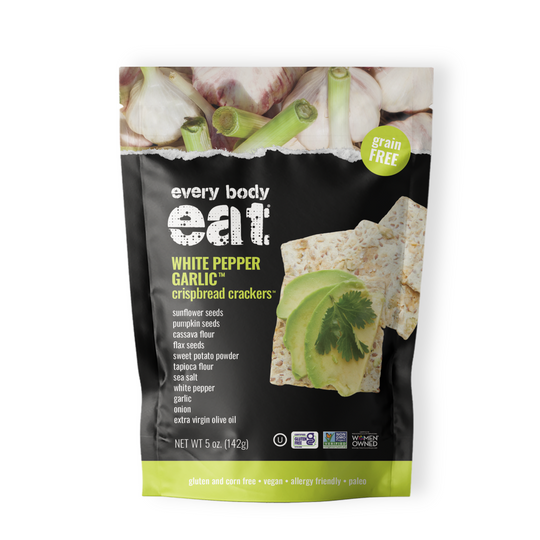 5.0oz White Pepper Garlic Crispbread Crackers