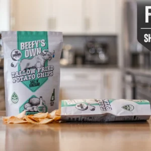 Tallow Fried Potato Chips (Salt N’ Vinegar)