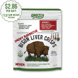 Smoky Barbecue" Bison Liver Crisps