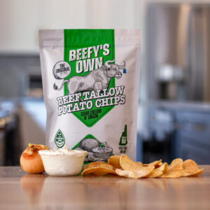 Tallow Fried Potato Chips (Sour Cream N' Onion)