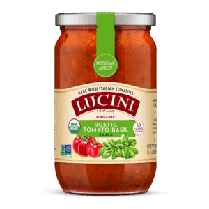 Lucini Organic Rustic Tomato Basil Sauce