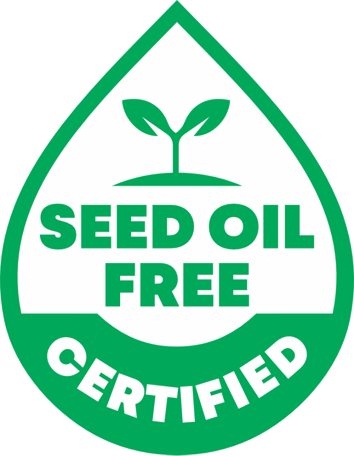 Seed Oil Free Certified Seal